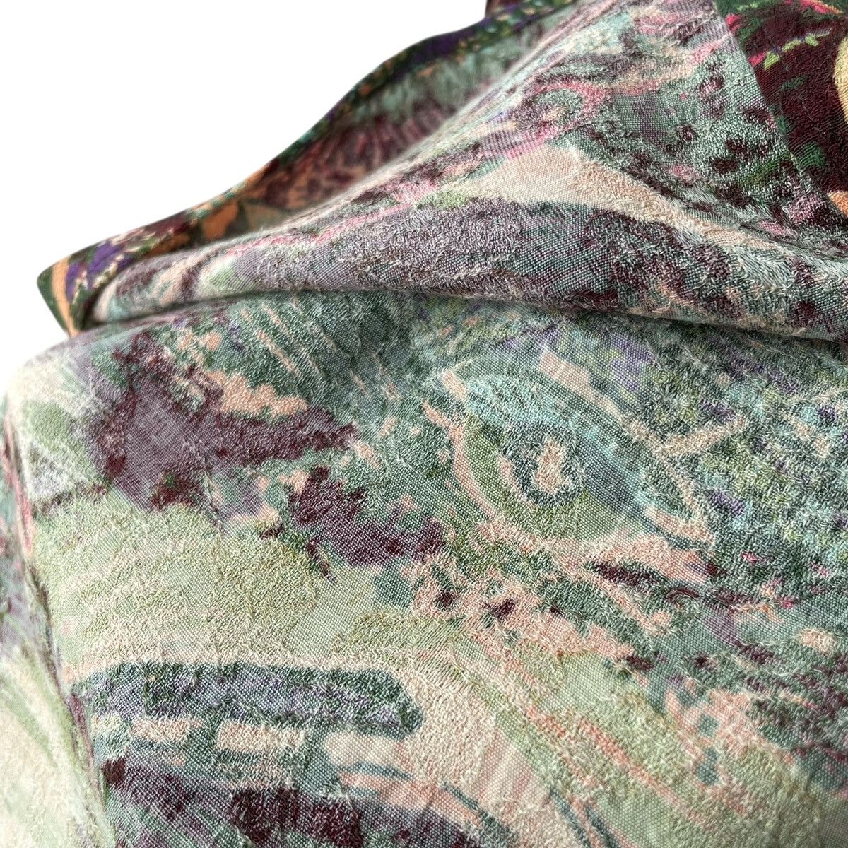 Harry Rosen Harry Rosen Canada Rayon Blend Nature Print Luxury Shirt Size US L / EU 52-54 / 3 - 8 Thumbnail