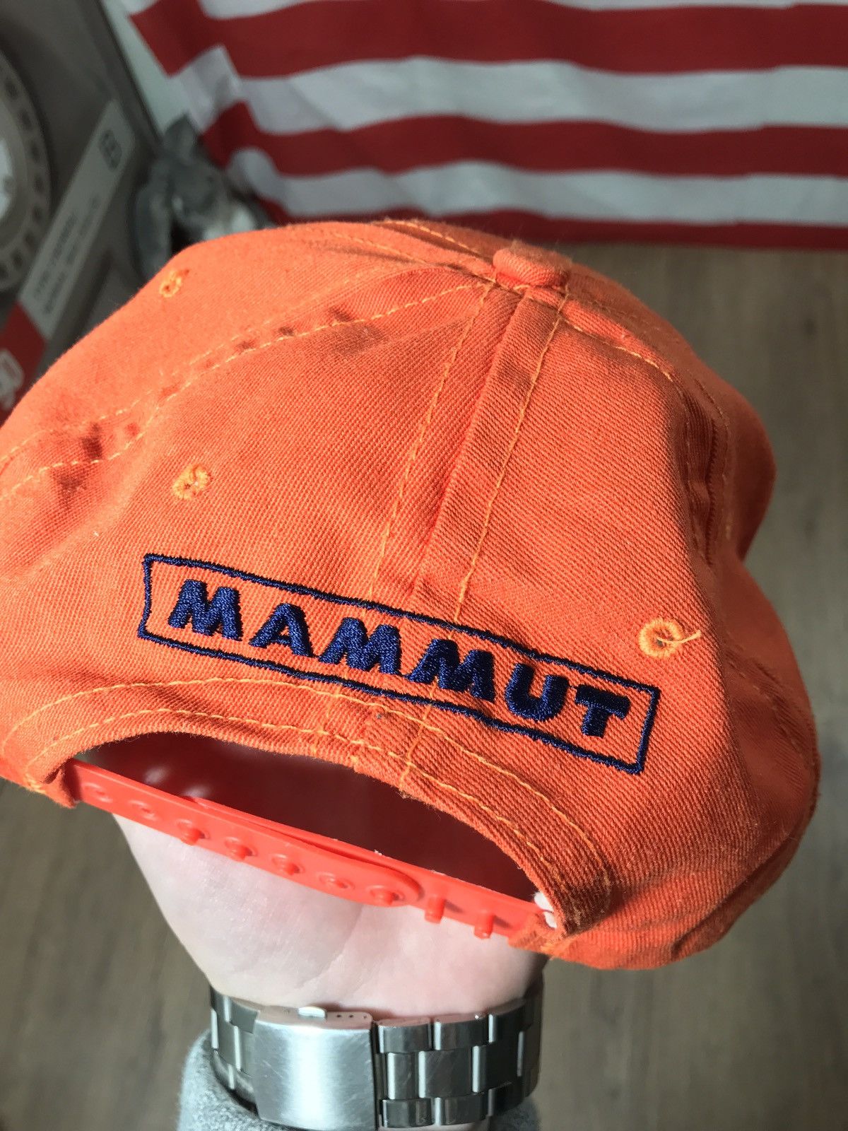 Mammut × Vintage Mammut Vintage 70s Outdoor Orange Cap Size ONE SIZE - 5 Thumbnail