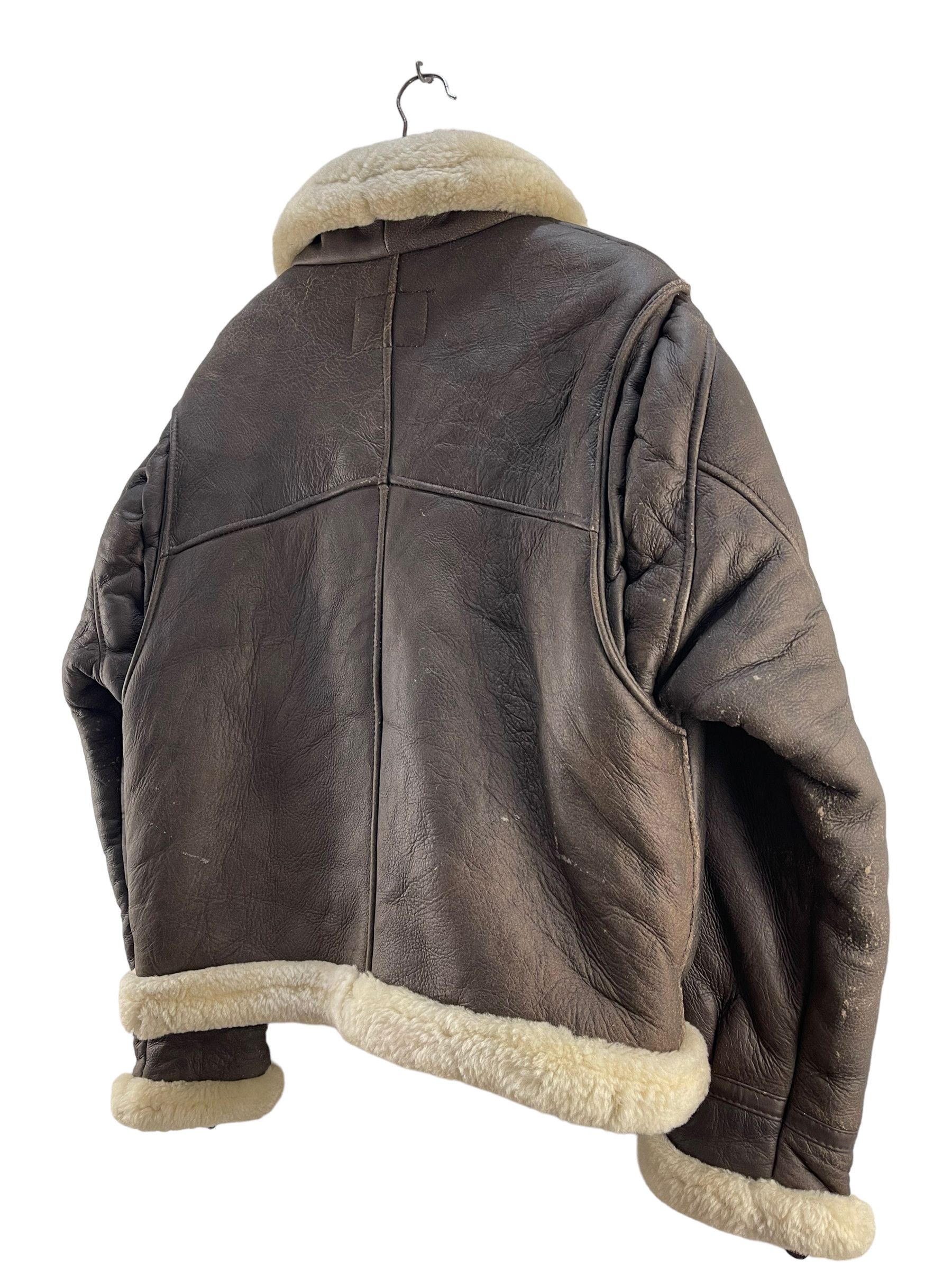 Other Vintage B3 Air Force U.S. Army Style Leather Jacket Size US M / EU 48-50 / 2 - 6 Thumbnail