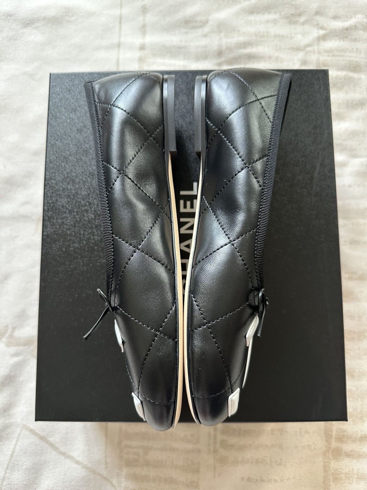Chanel Chanel 2026M coco beach Cambon ballerina flats Black size 39 Size US 9 / IT 39 - 7 Thumbnail