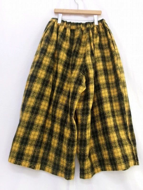 Comme des Garcons tao COMME des GARCONS plaid trousers yellow 2505-Nextarrow Size US 32 / EU 48 - 3 Thumbnail