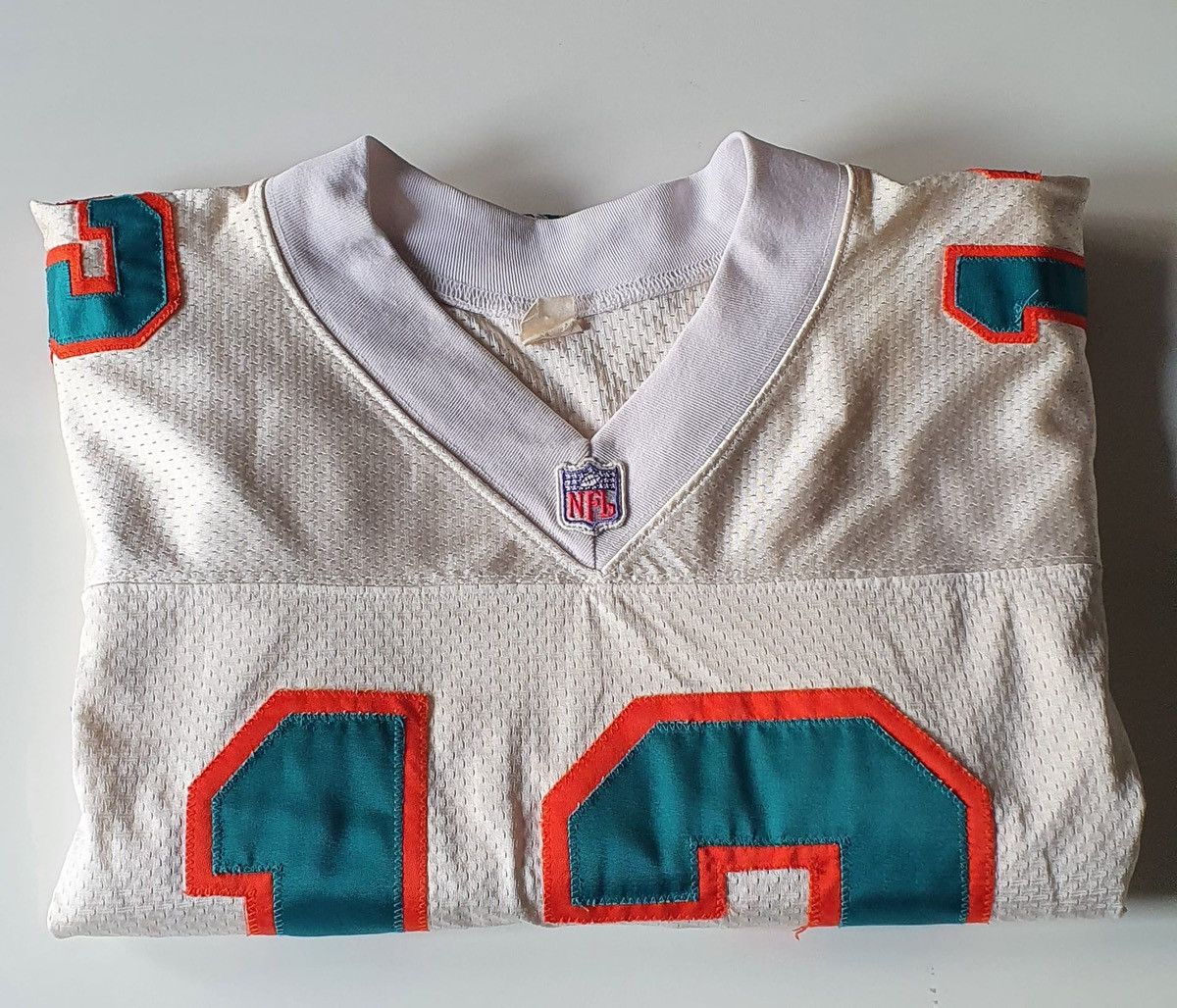 NFL × Wilson Dan Marino Miami Dolphins 80s Wilson Jersey Size US L / EU 52-54 / 3 - 2 Thumbnail