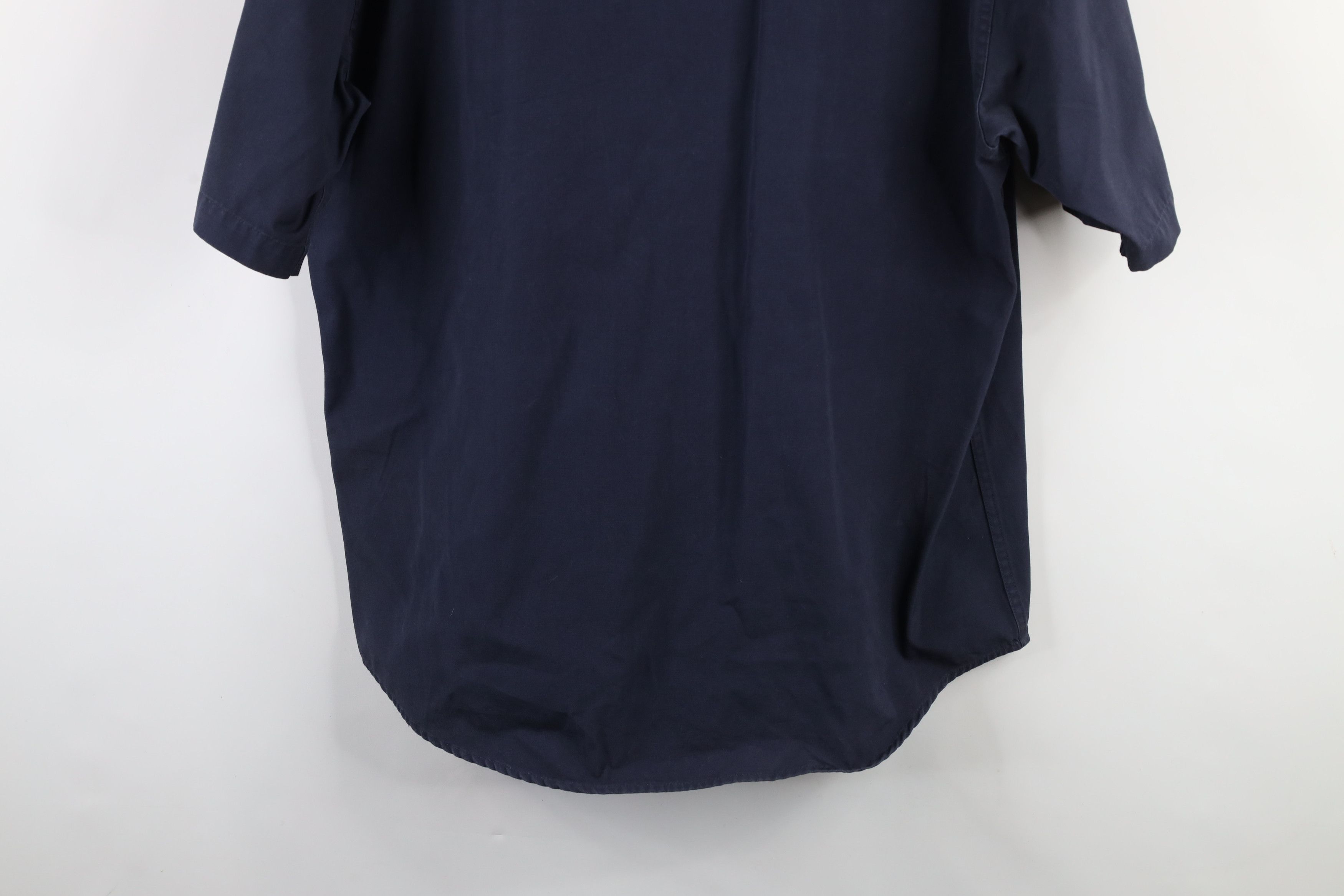 Cabelas × Vintage Vintage Cabelas Heavy Canvas Safari Bush Button Shirt Blue Size US L / EU 52-54 / 3 - 10 Thumbnail