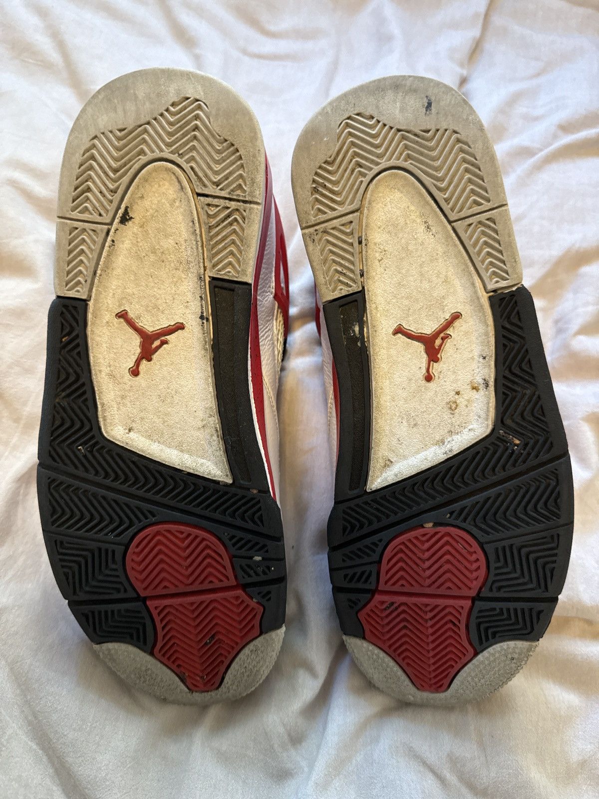 Jordan Brand Jordan 4 Retro Red Cement Size US 9.5 / EU 42-43 - 7 Thumbnail