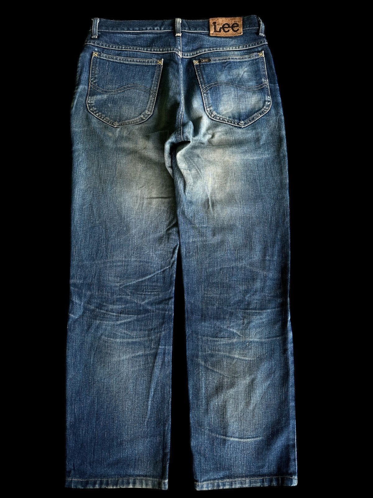 Vintage Distress Denim💥 Lee Riders Made In Japan💥 Size US 32 / EU 48 - 2 Thumbnail