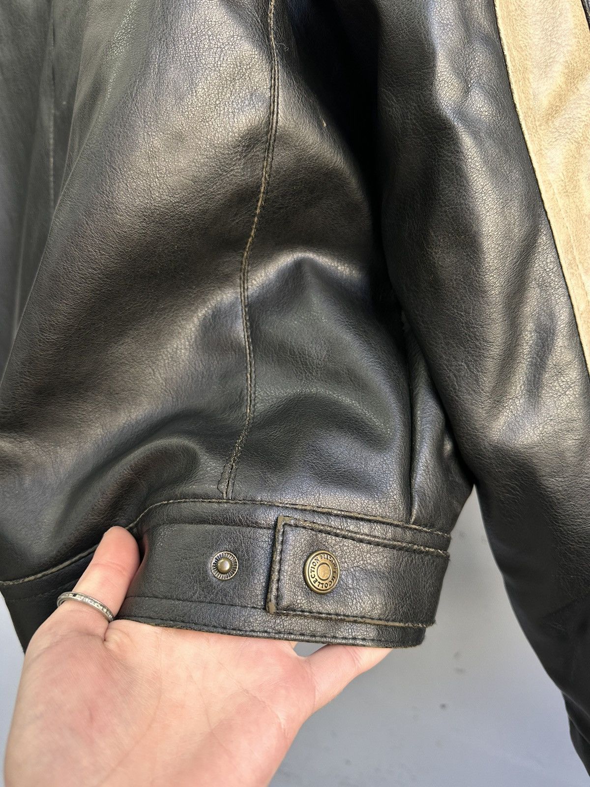 Raf Simons Vintage Leather Jacket Cropped Racing Schott Harley Davidson Size US M / EU 48-50 / 2 - 11 Thumbnail