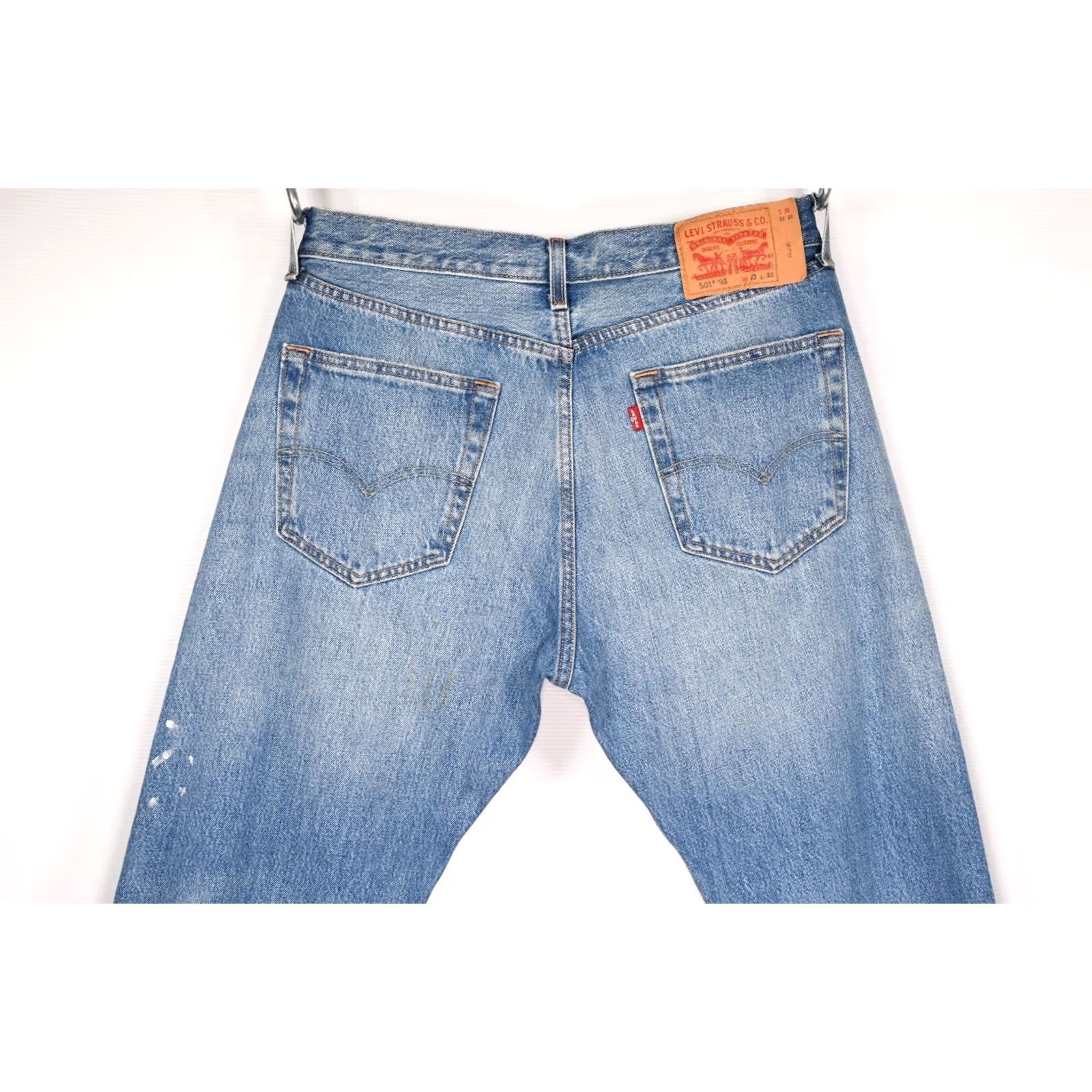 Levi's Levi's 501 Jeans Straight Mens W33 L32 Blue 100% Cotton 5-Pocket Denim Vintage No N/A Size US 33 - 3 Thumbnail