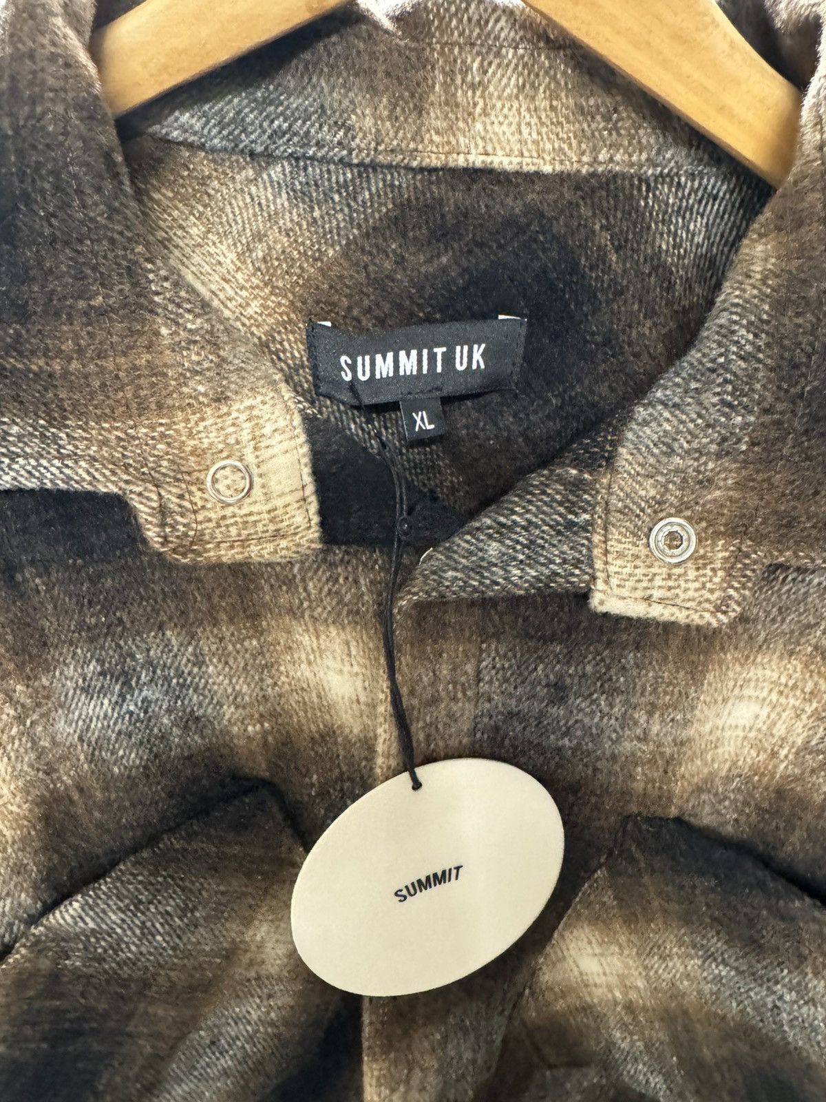 Summit UK × Vintage Summit UK brown flannel Size US XL / EU 56 / 4 - 2 Thumbnail