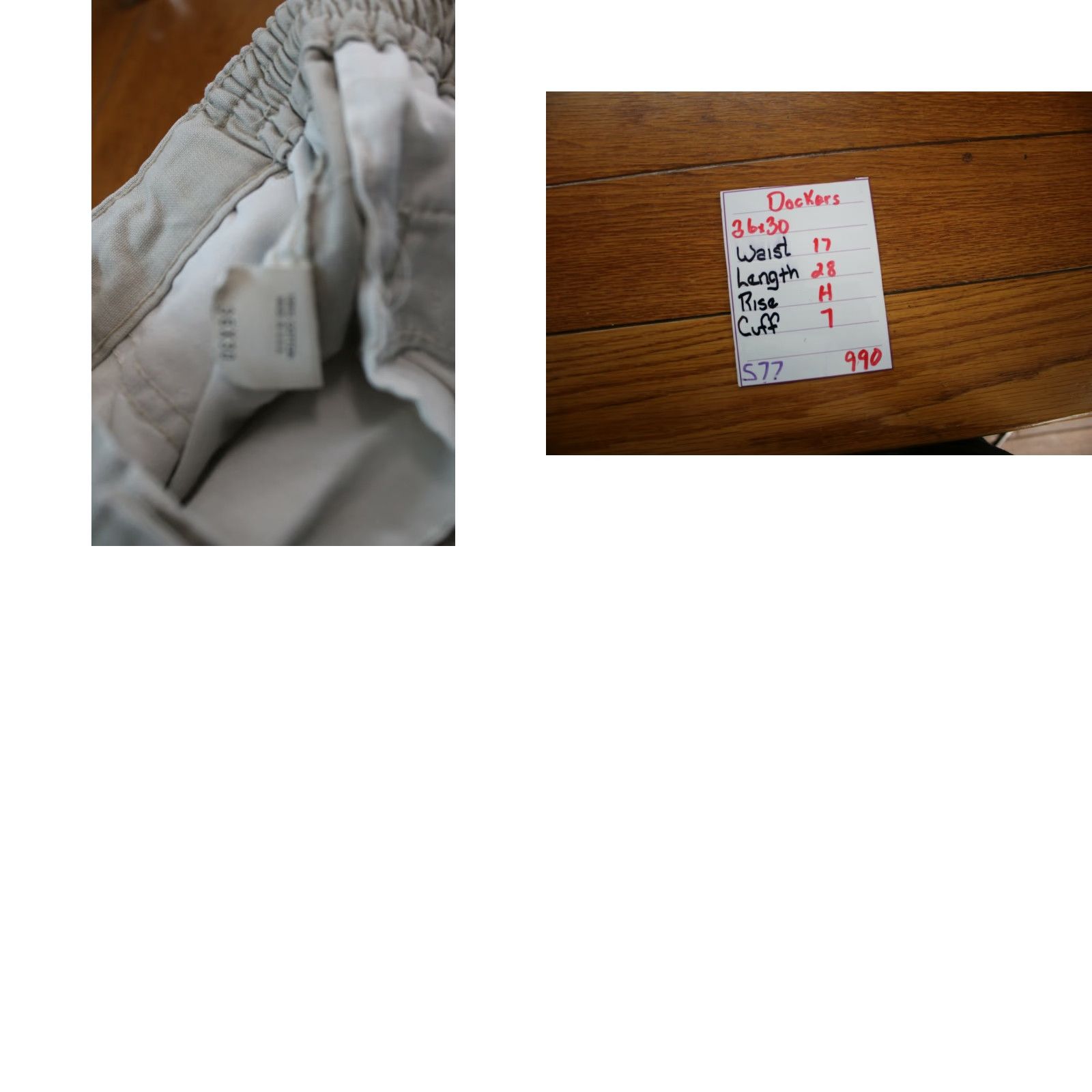 Dockers Dockers Pant Size 36X30 Beige Regular Pleated Front Formal Dress Mens Size US 34 / EU 50 - 8 Thumbnail