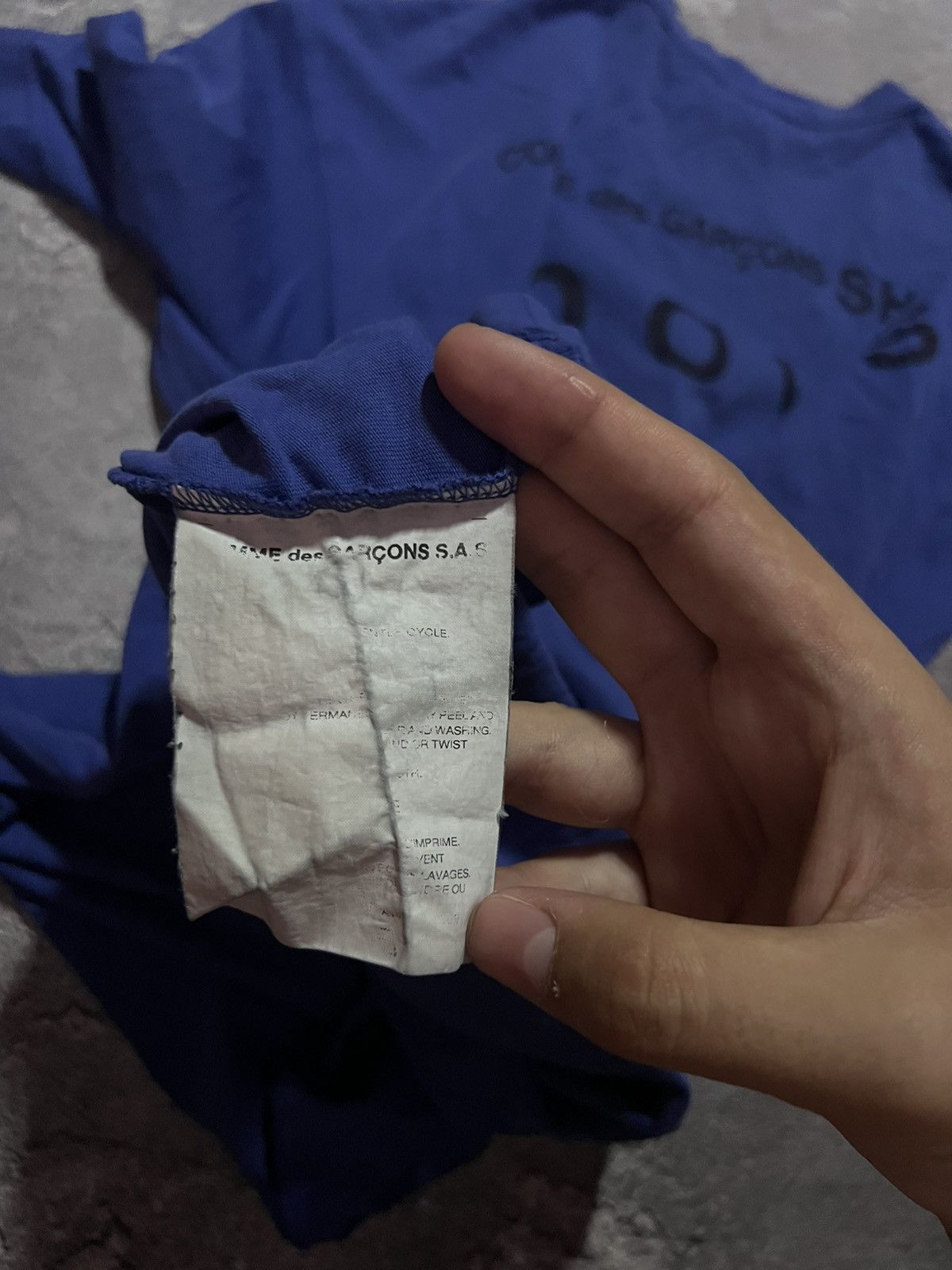 Comme des Garcons SHIRT RARE Comme Des Garcons CDG Shirt Tee Japanese Brand Size US L / EU 52-54 / 3 - 5 Thumbnail