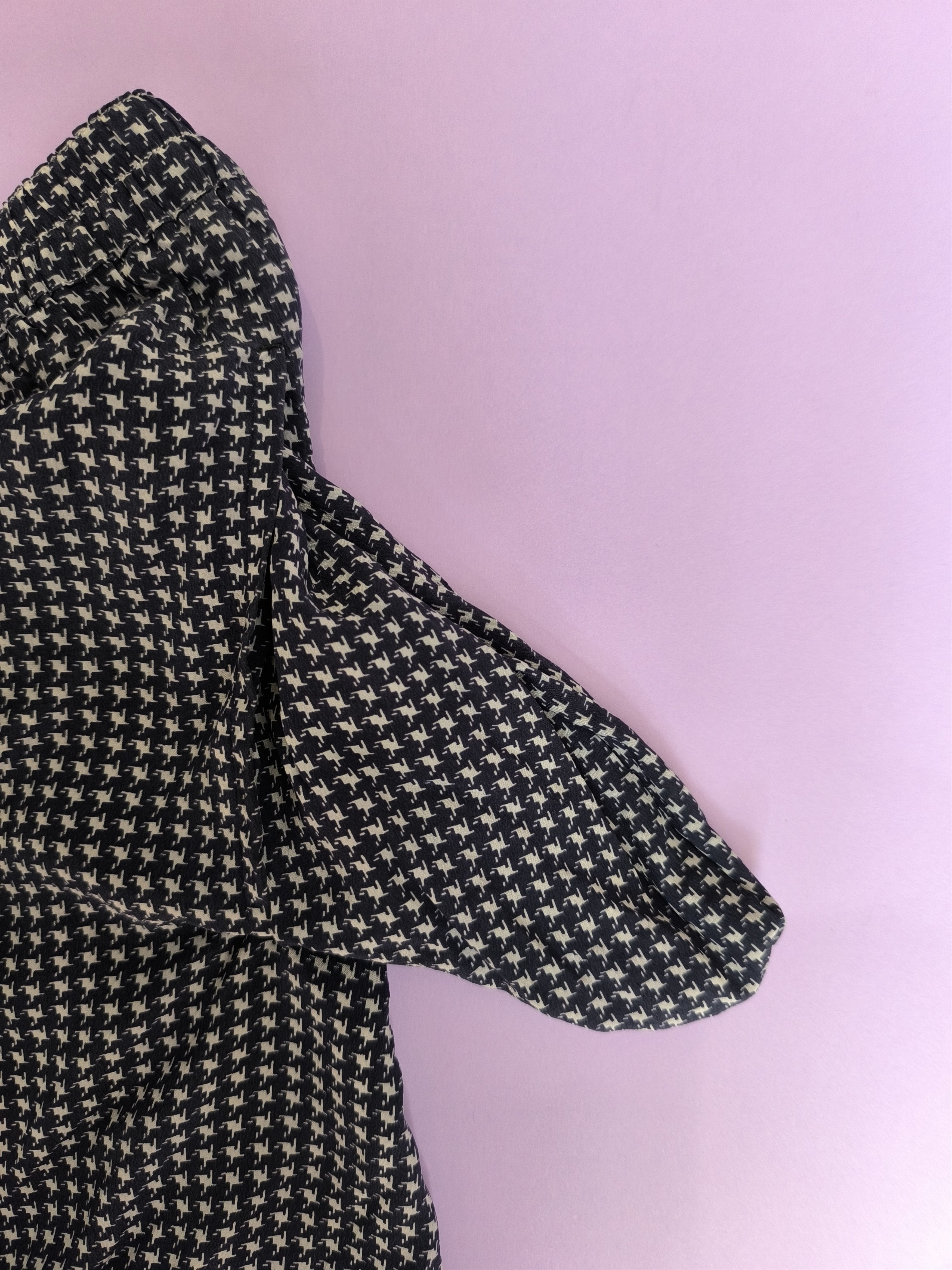 Other VTG Oscar Rom Zürich Dress & Shorts Set Blue Houndstooth Size S / US 4 / IT 40 - 23 Thumbnail