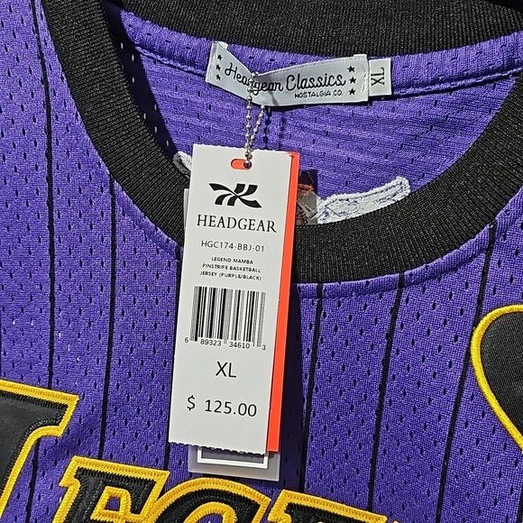 Other Kobe Bryant The Legend Basketball Jersey Size XL NWT Size US XL / EU 56 / 4 - 5 Thumbnail