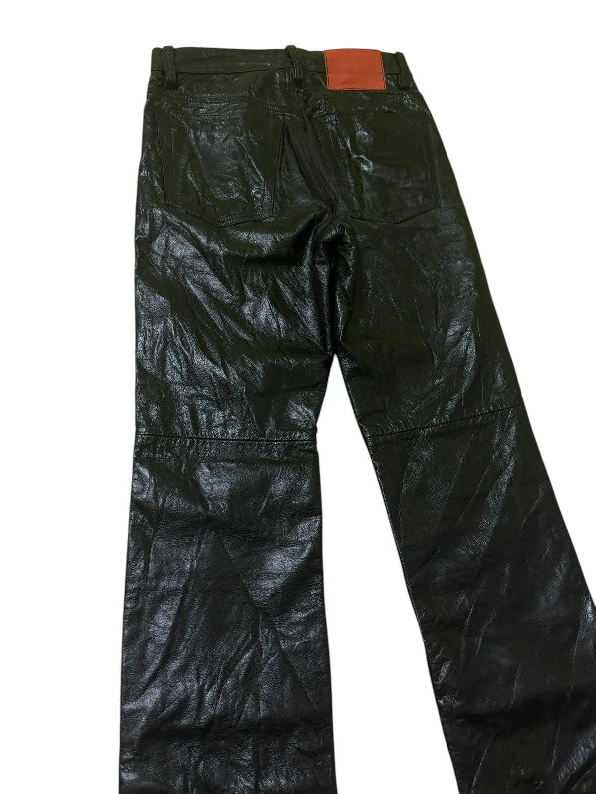 Leather × Vintage VINTAGE RadmesS MEN'S BIGI BLACK FAUX LEATHER Size US 27 - 12 Thumbnail