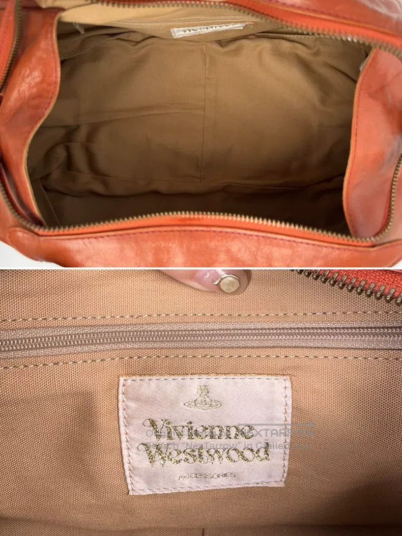Vivienne Westwood Vivienne Westwood size os Large Leather Pumpkin Colored Bos Size ONE SIZE - 7 Thumbnail