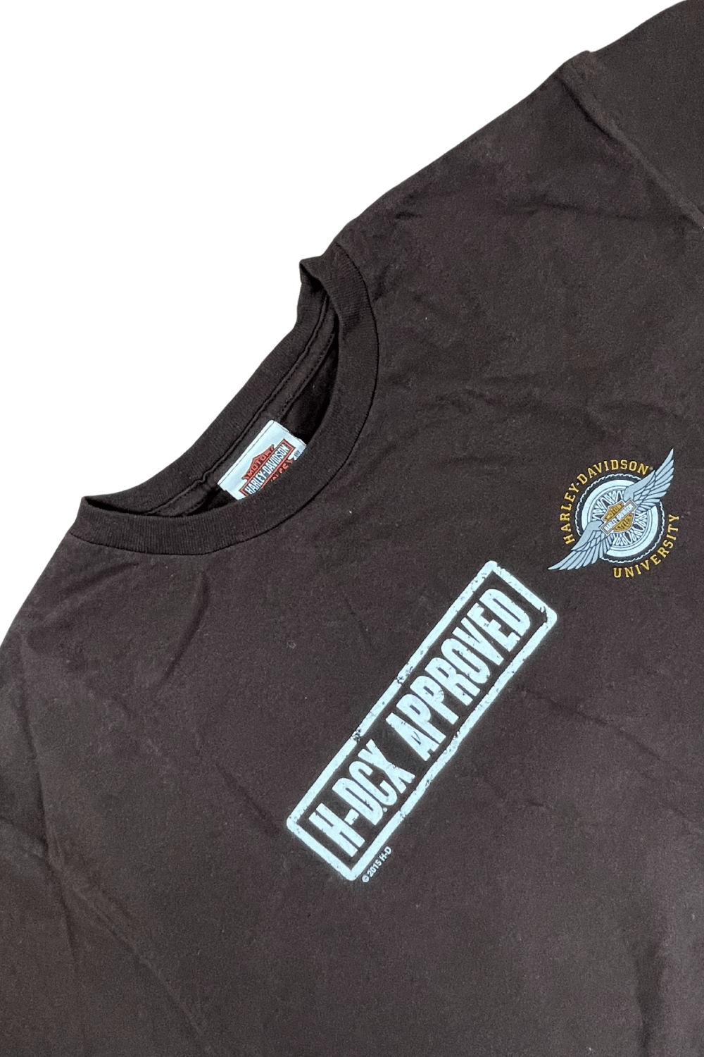 Harley Davidson 2015 Harley-Davidson “Kick-Ass / h-dcx Approved” Tee (L) Size US L / EU 52-54 / 3 - 3 Thumbnail