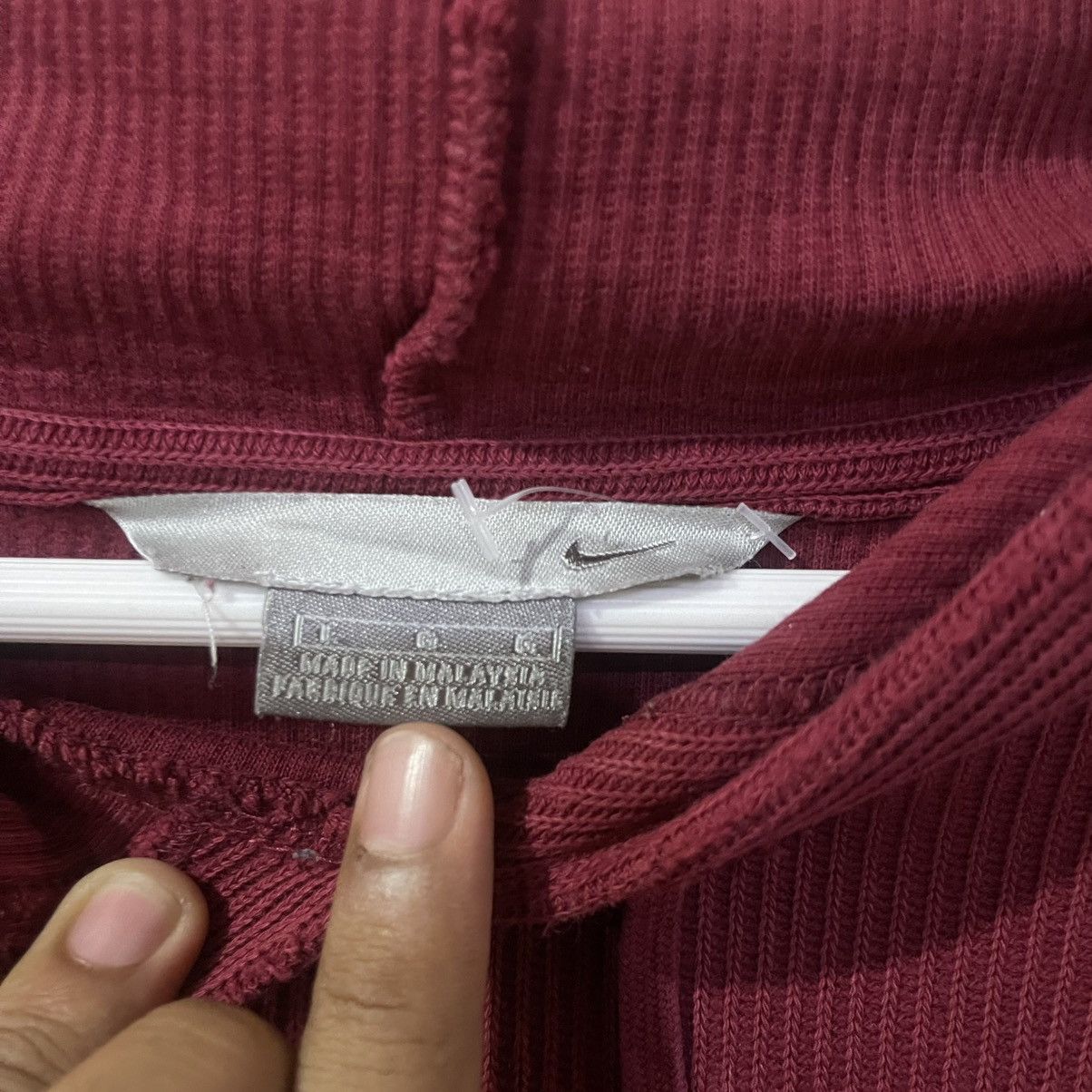 Nike Vintage Nike Center Swoosh Pullover Hoodie Jacket Size US L / EU 52-54 / 3 - 4 Thumbnail