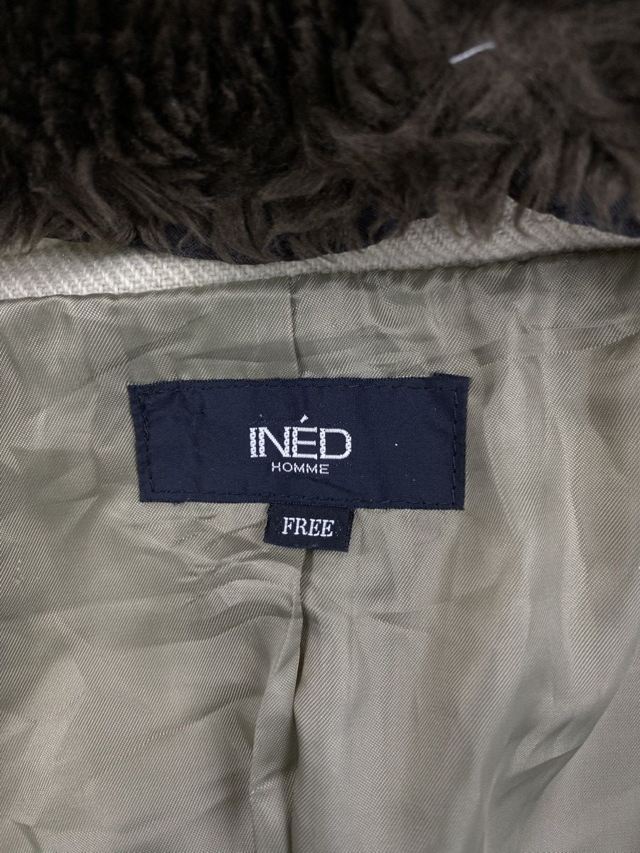 Yohji Yamamoto Vintage Yohji Yamamoto Ined Sherpa Collar Zipper Wool Jacket Size US M / EU 48-50 / 2 - 10 Thumbnail