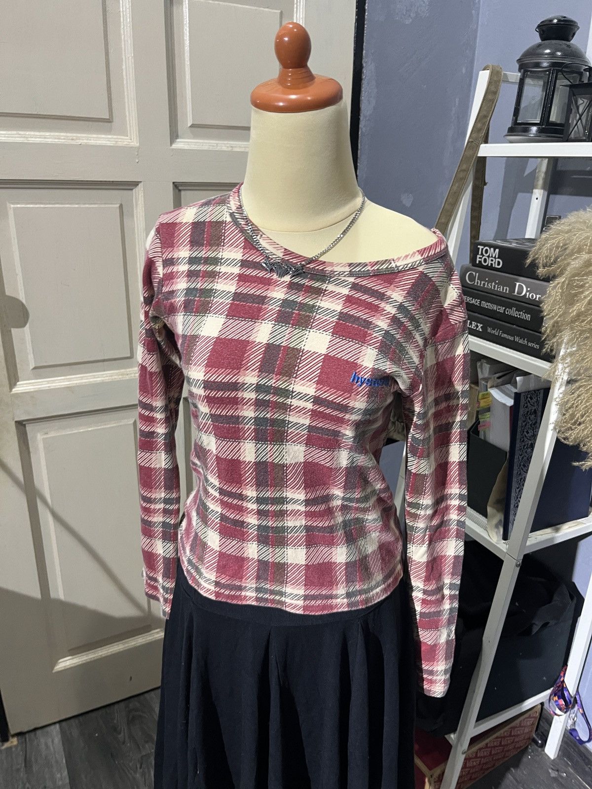 Hysteric Glamour Vintage Flannel Plaid Longsleeve Hysteric Glamour Y2K Punk Size XS / US 0-2 / IT 36-38 - 11 Thumbnail