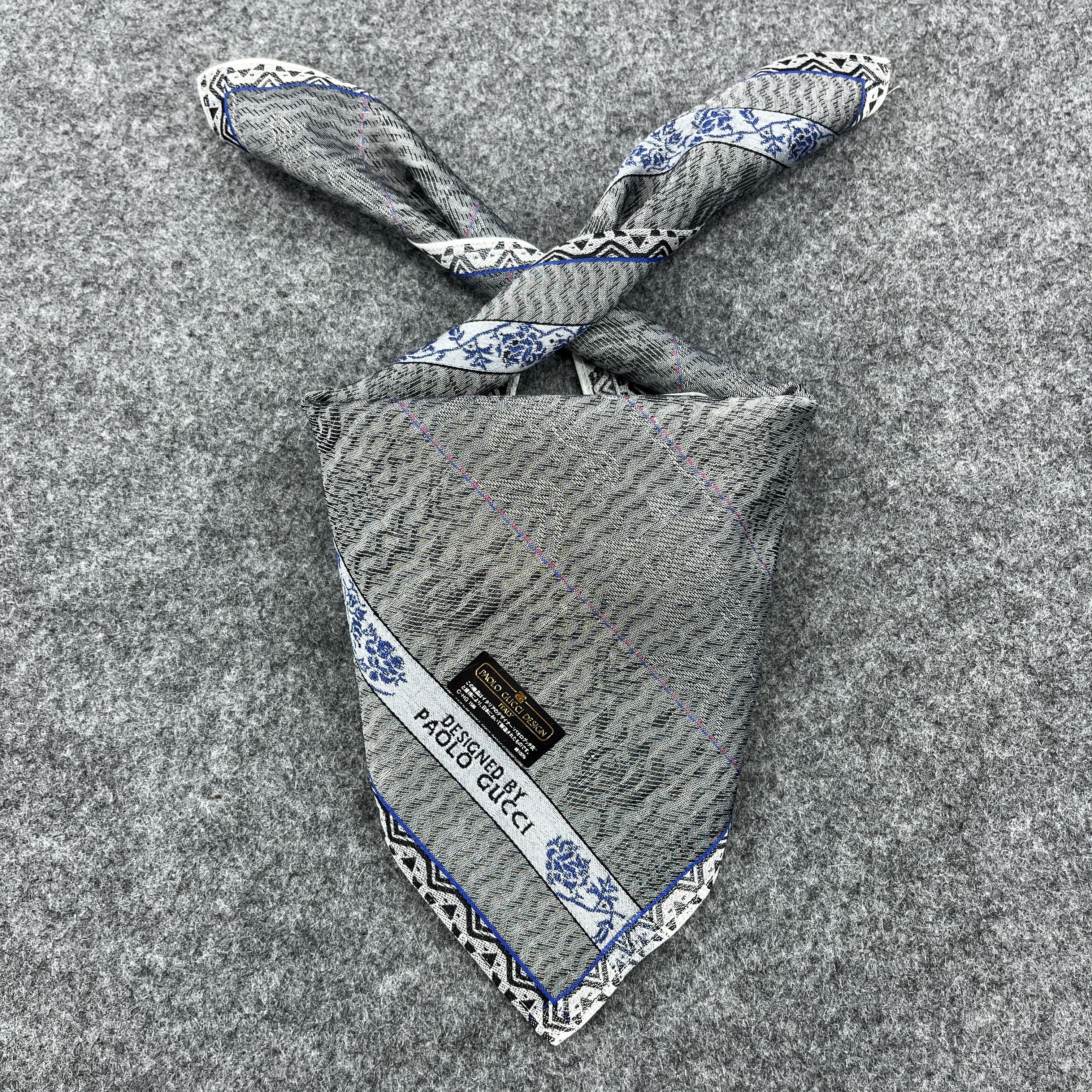 Paolo Gucci Paolo Gucci Handkerchief / Bandana / Neckerchief B594 Size ONE SIZE - 3 Thumbnail