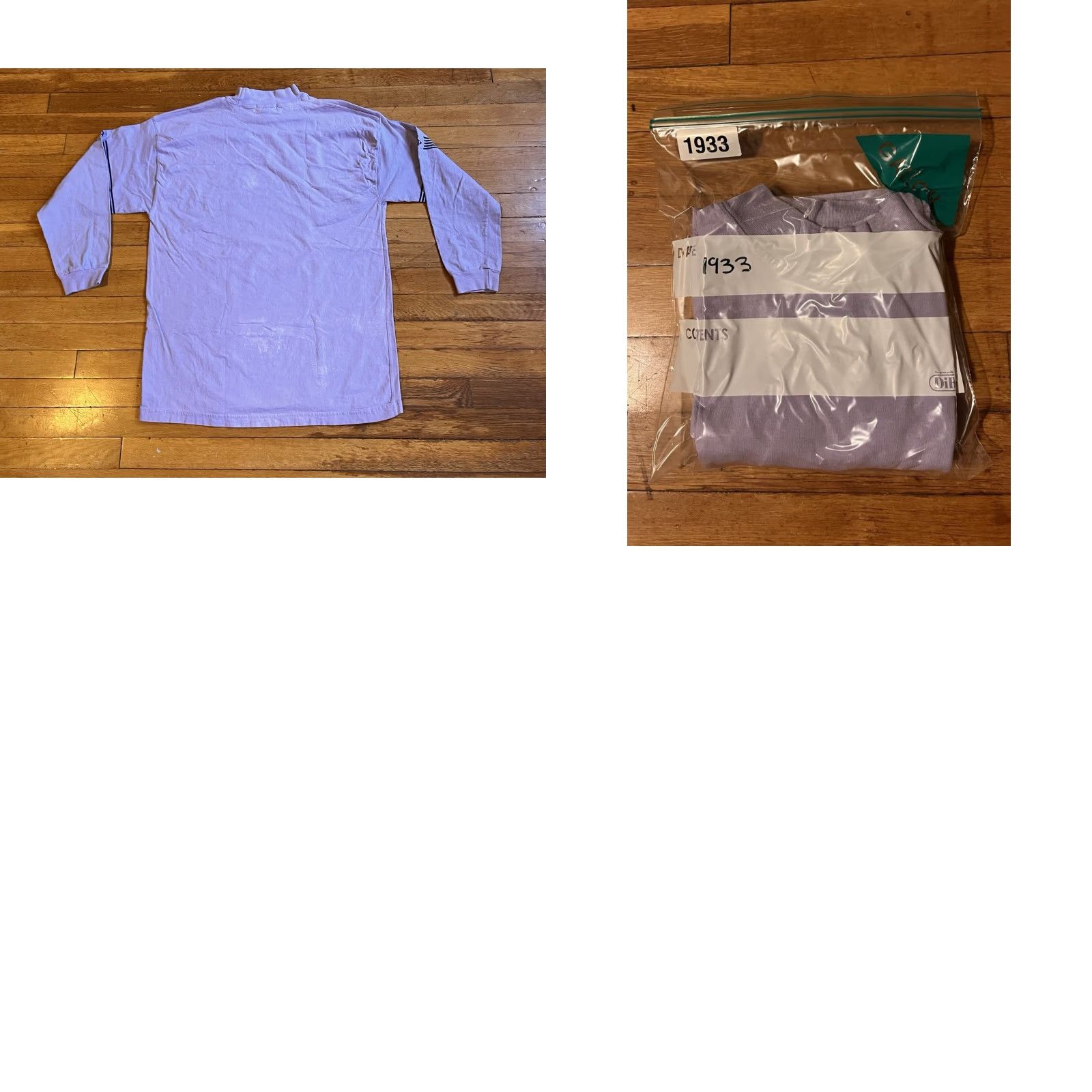 Vintage VINTAGE IOU Long Sleeve Shirt Mens XL Purple 80s Retro USA Shirt Mens XL Purple IOU 80s Size US XL / EU 56 / 4 - 9 Thumbnail