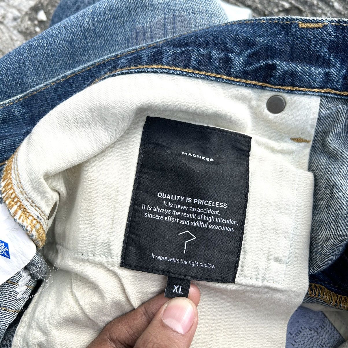 Madness MADNESS 24AW JAPAN Washed Distressed Denim Pants Size US 38 / EU 54 - 18 Thumbnail