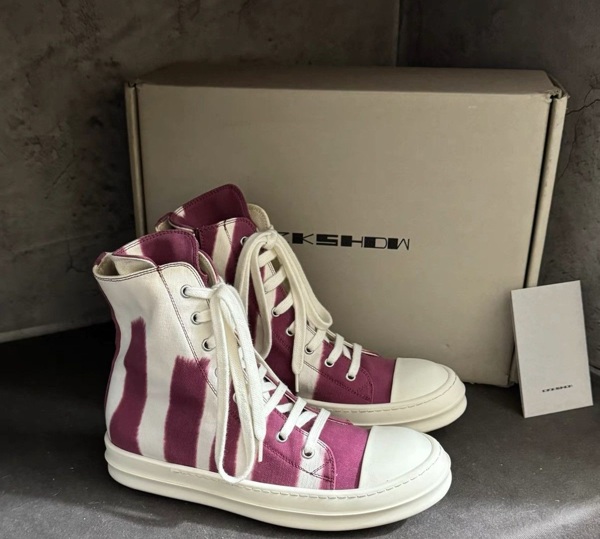 Rick Owens Rick Owens "Strawberry Milkshake" Women's Sneakers Size US 8 / IT 38 - 2 Thumbnail