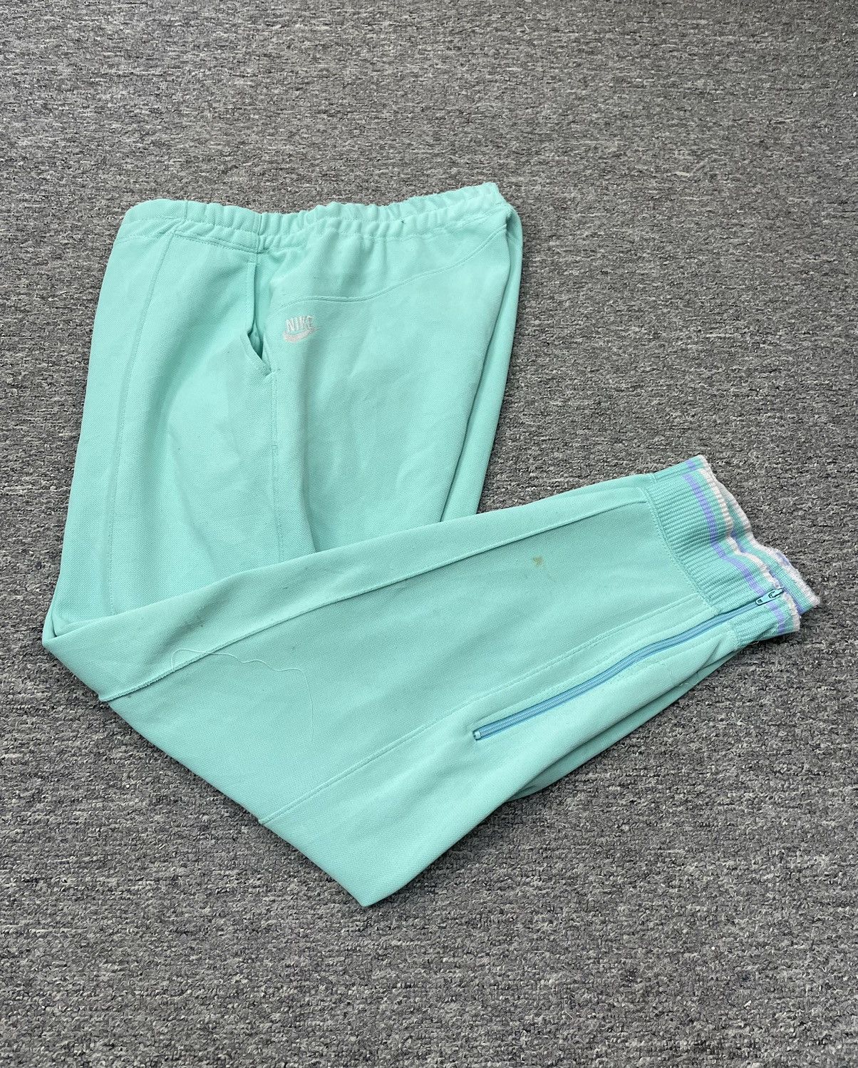 Nike × Vintage Vintage 70s Nike Blue Tag Japan TrackPant Sweatpants Size US 30 / EU 46 - 1 Thumbnail