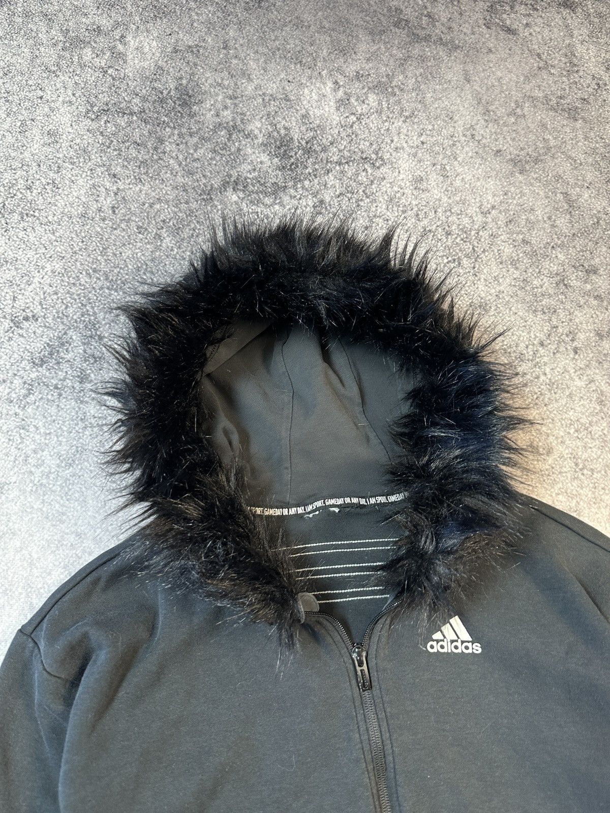 Adidas Y2K Vintage Adidas Zip Up Hoodie Opium Style Avant Garde Alt Size XS / US 0-2 / IT 36-38 - 3 Thumbnail