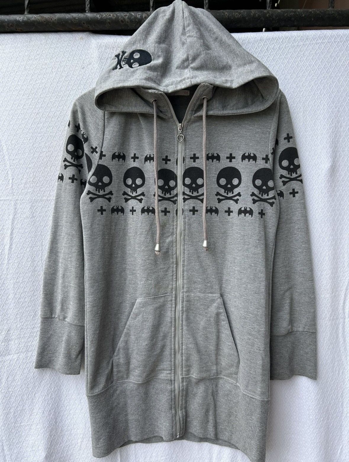 Japanese Brand Japanese style zip hoodie skull ifsixwasnine style Size US M / EU 48-50 / 2 - 1 Thumbnail