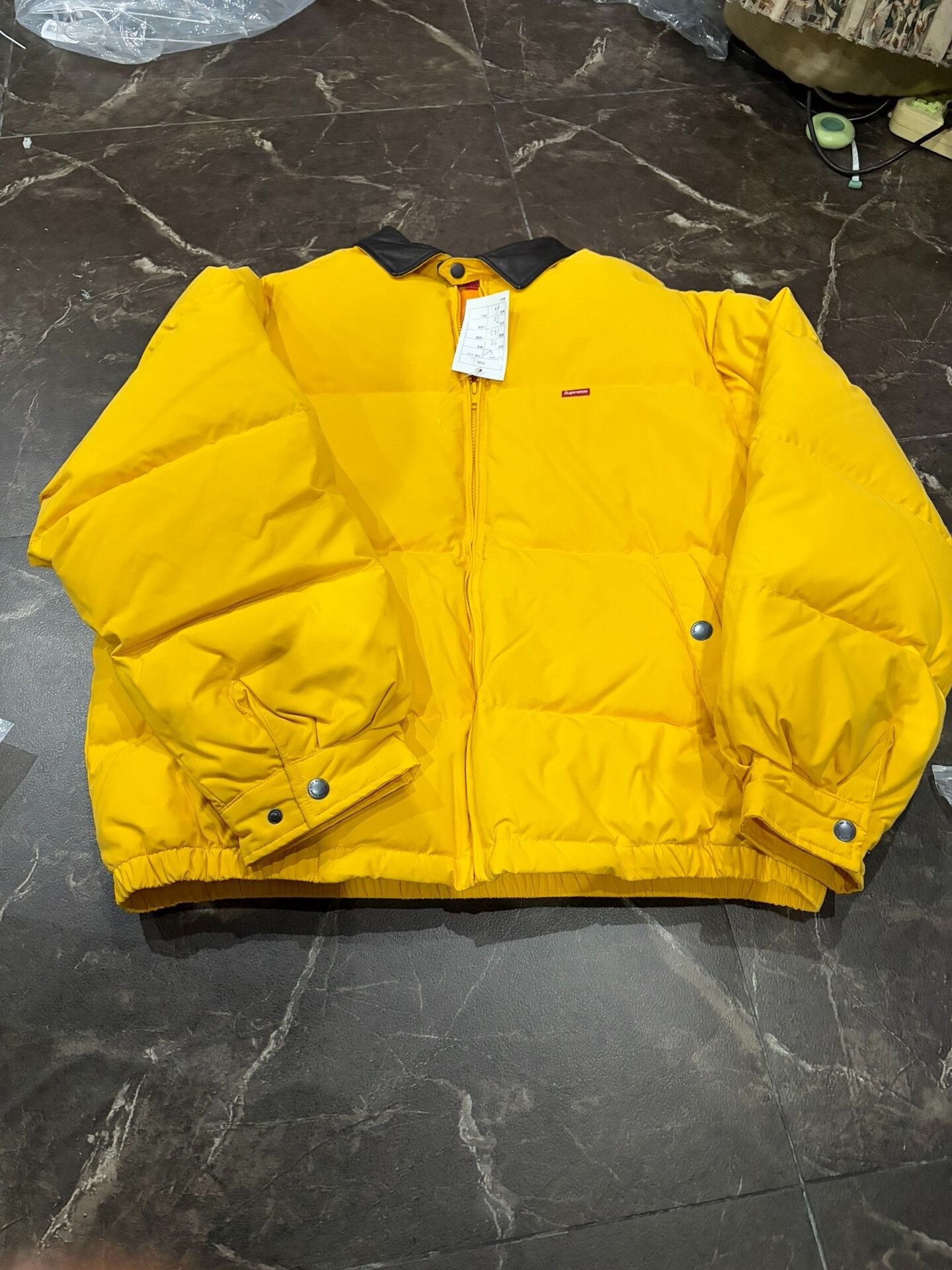 Supreme Supreme 19FW Leather Collar Puffy Jacket Size US L / EU 52-54 / 3 - 1 Thumbnail