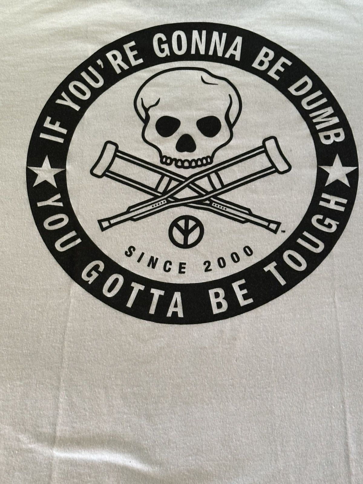 Babylon Jackass Forever X Babylon White Ringer Tee Size L Size US L / EU 52-54 / 3 - 5 Thumbnail