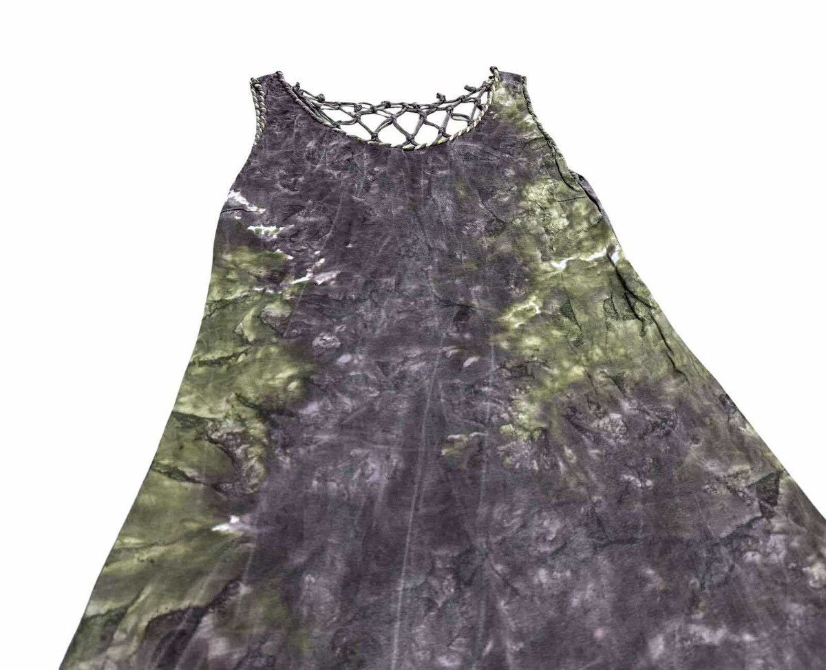 14th Addiction 🔥Japanese Y2K Taku Acid Tie Dye Mesh Dress If Six Was Nine Size M / US 6-8 / IT 42-44 - 2 Thumbnail