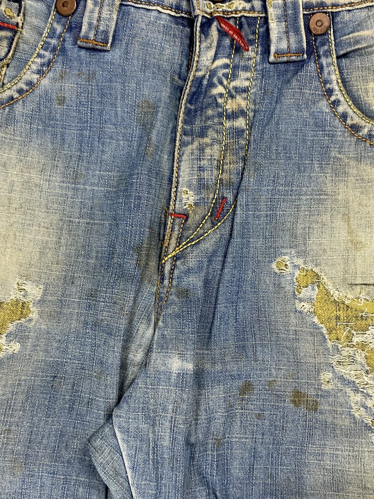 If Six Was Nine × Japanese Brand × Le Grande Bleu (L.G.B.) Take Two Boro Denim Jeans Size US 31 - 8 Thumbnail