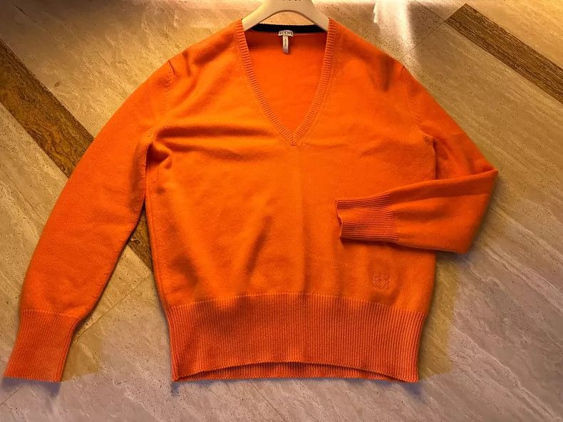 Loewe LOEWE Orange cashmere sweater Size M / US 6-8 / IT 42-44 - 5 Thumbnail