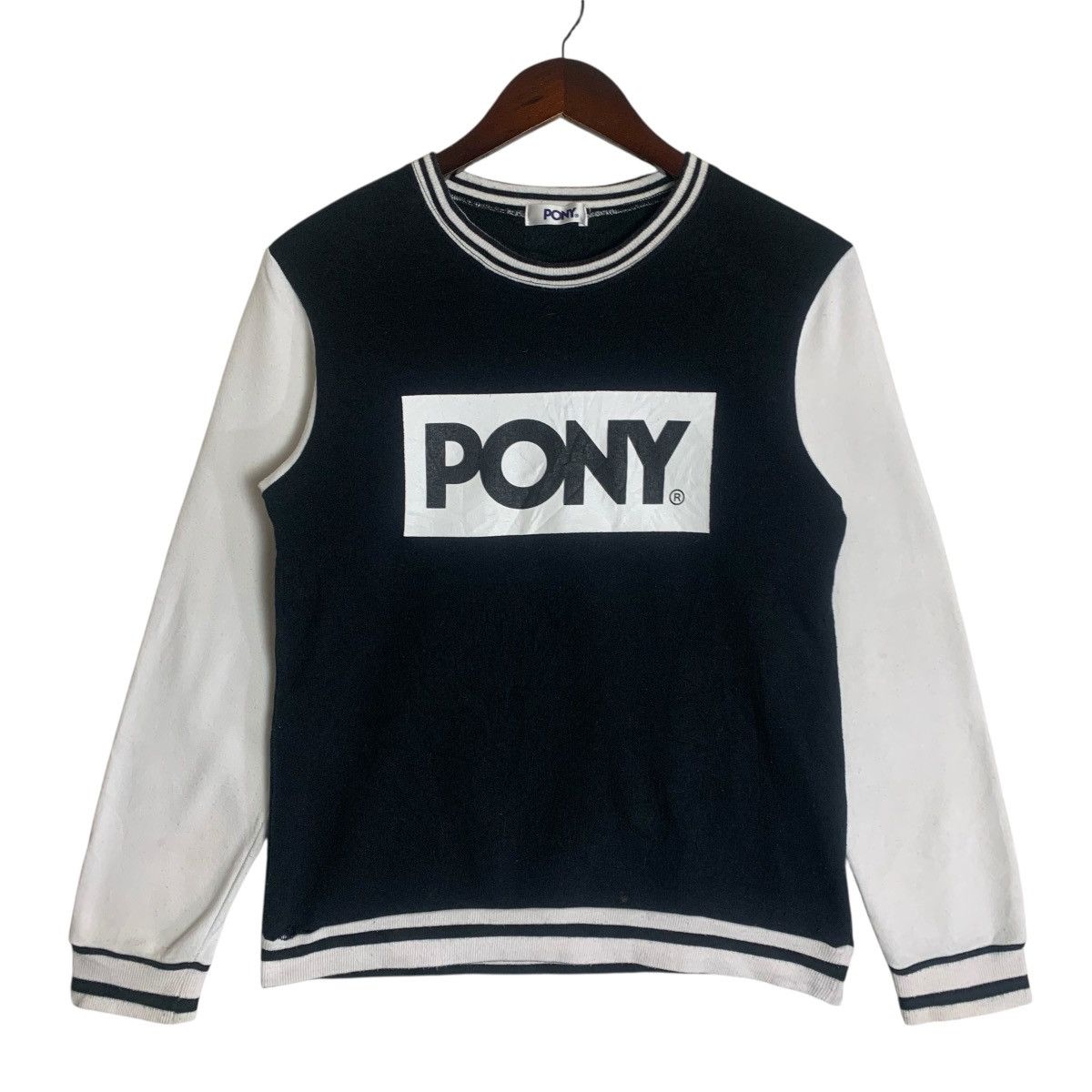 PONY Vintage Pony Clothing StreetWear JapaneseBrand Sweatshirt Size S / US 4 / IT 40 - 2 Thumbnail