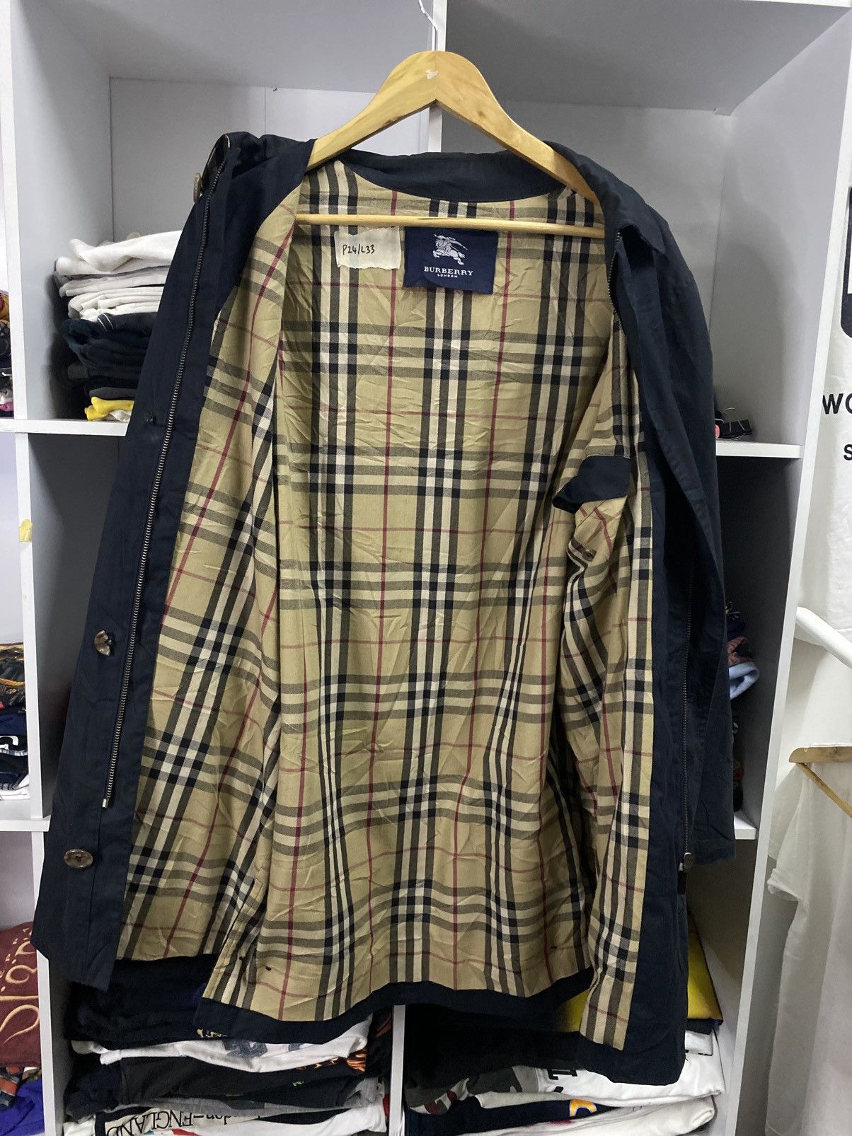 Burberry × Vintage Vintage Parke Burberry Size US L / EU 52-54 / 3 - 1 Thumbnail