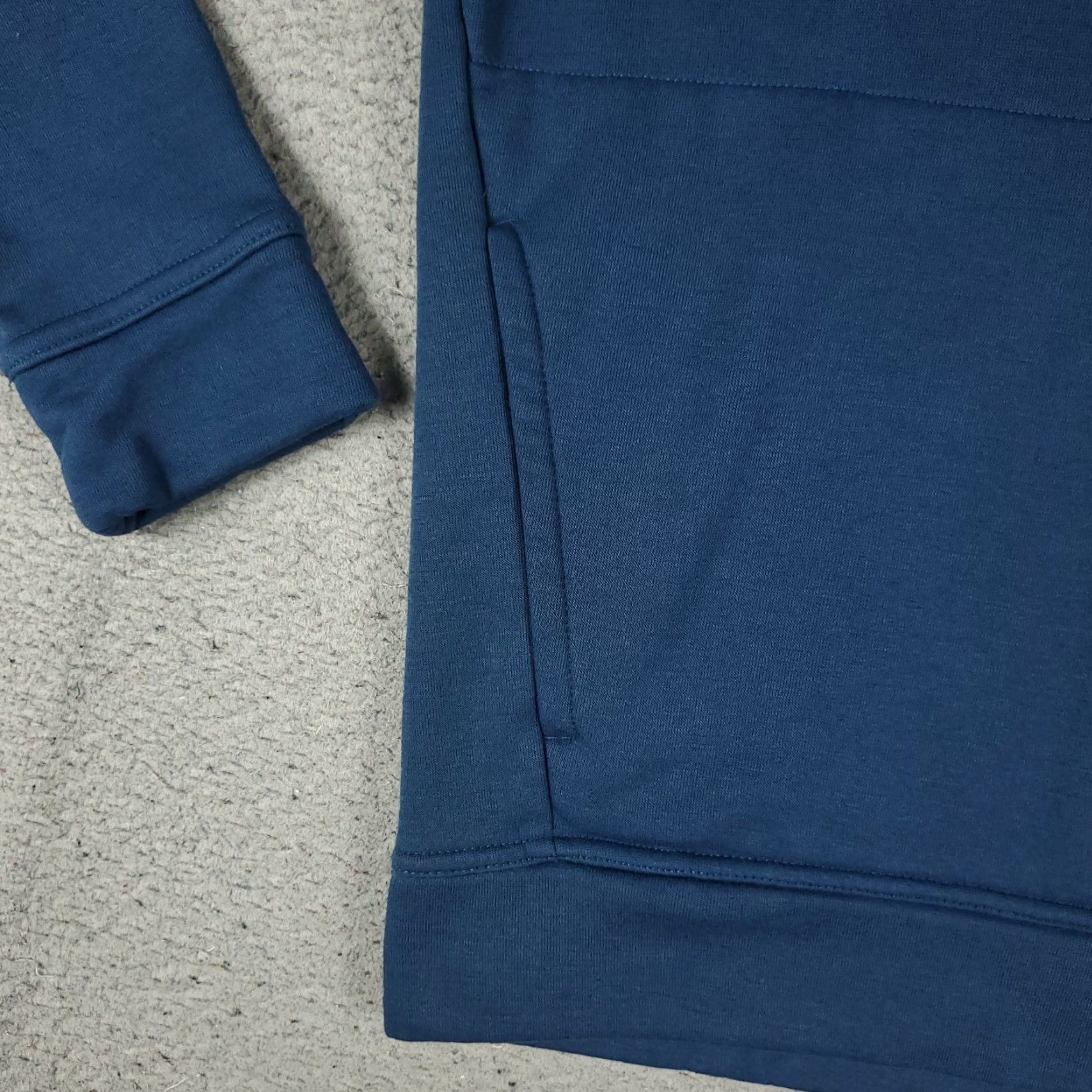 Vintage NOBULL Hoodie Size Small Blue Pullover Sweatshirt Ladies Womens Size S / US 4 / IT 40 - 4 Thumbnail