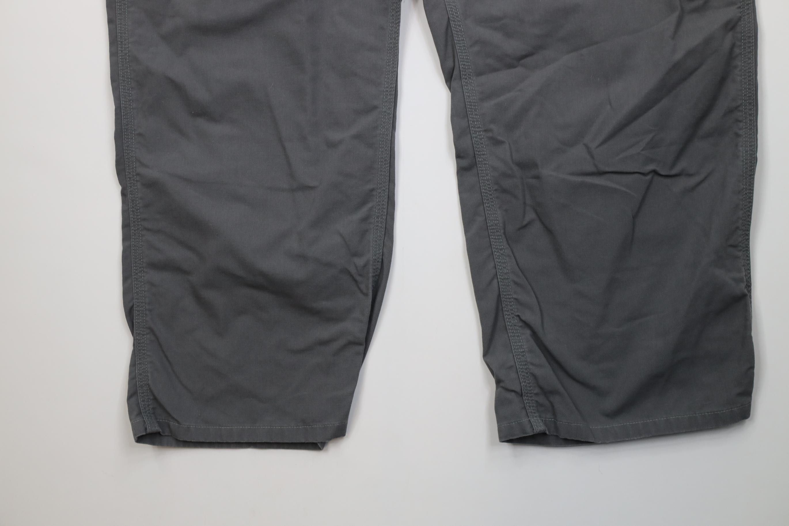 Carhartt Vintage Y2K Carhartt Loose Fit Wide Leg Dungaree Pants Gray Size US 44 / EU 60 - 4 Thumbnail