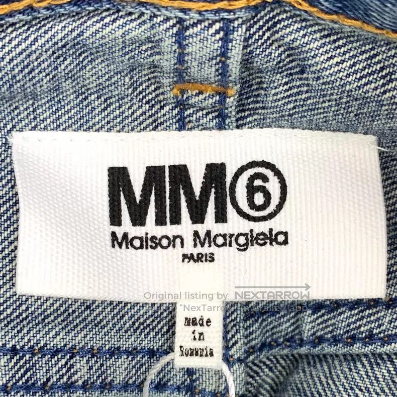 Maison Margiela Maison Margiela Dark blue washed cotton casual denim trous Size 24" / US 00 / IT 34 - 5 Thumbnail