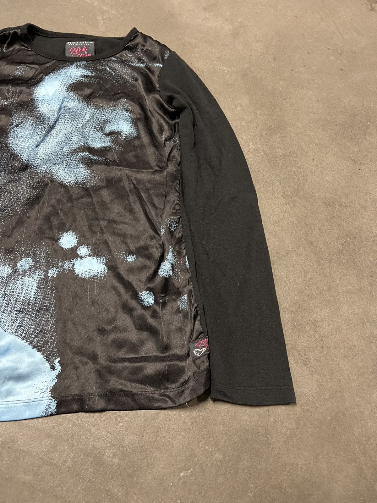 Vintage Avant Garde Portrait Longsleeve Size XL / US 12-14 / IT 48-50 - 3 Thumbnail