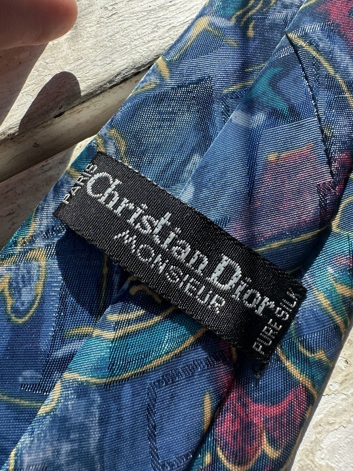 Christian Dior Monsieur ARCHIVE 🚨CHRISTIAN DIOR Tie monogram GRAY rare monsieur Size ONE SIZE - 6 Thumbnail