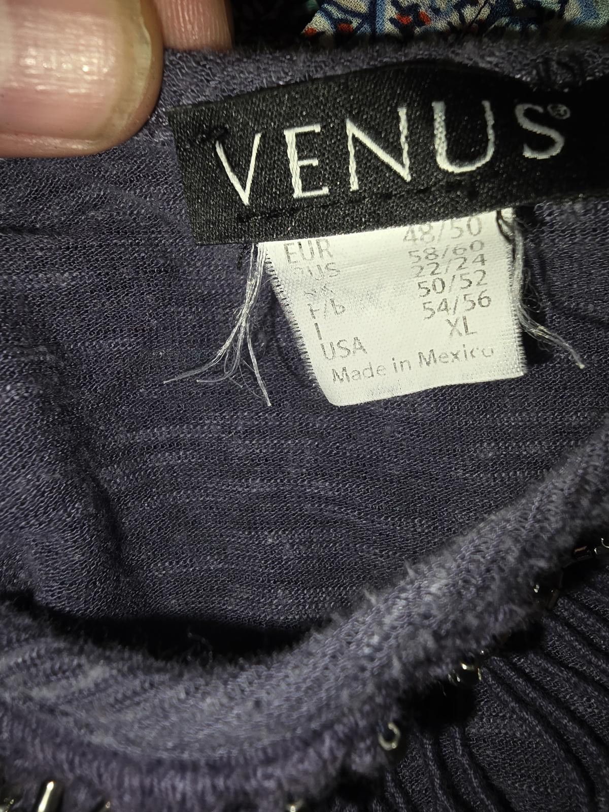 Venus Venus XL Stylish Embellished Top - Gray Size XL / US 12-14 / IT 48-50 - 2 Thumbnail