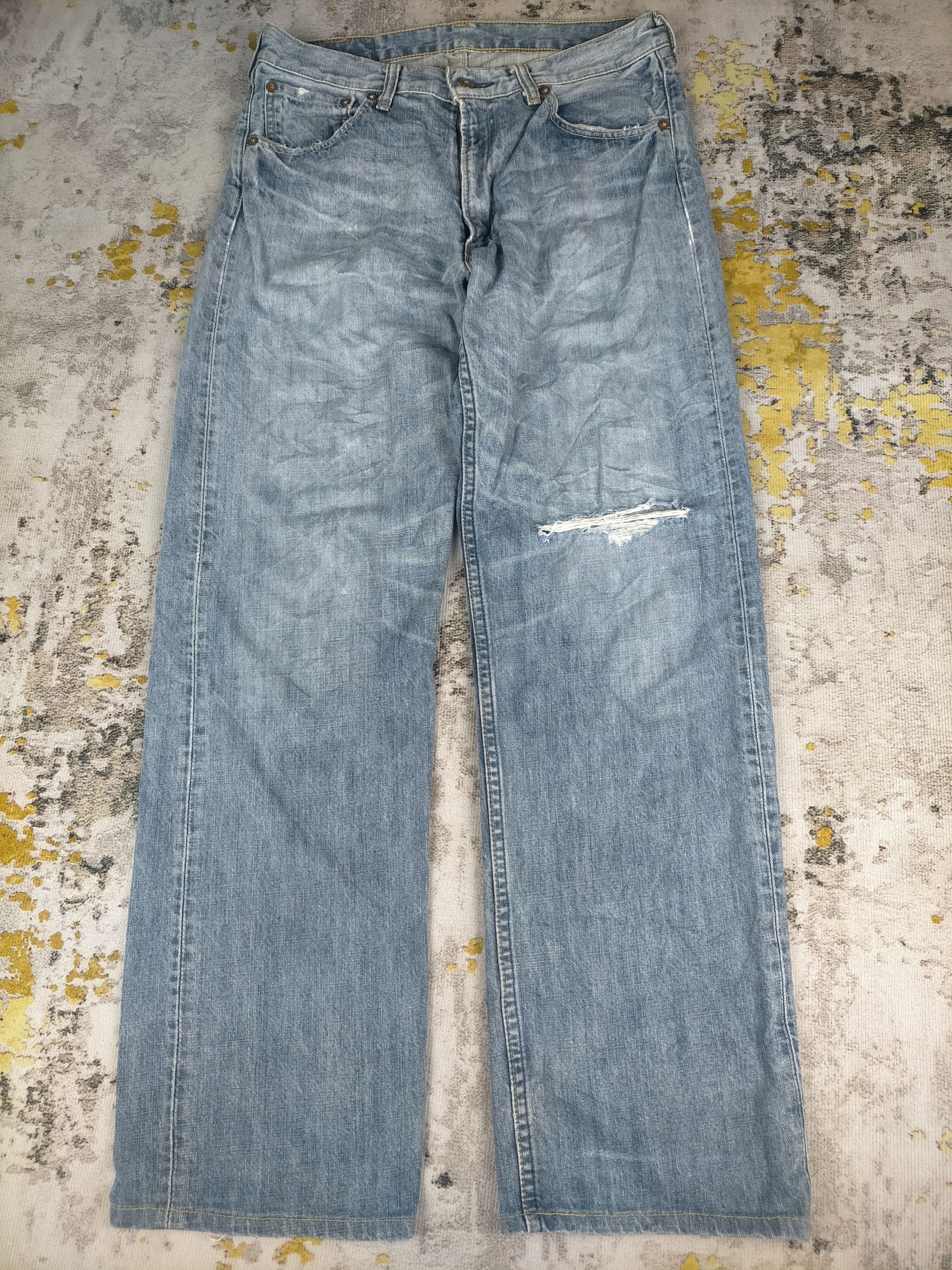 Levi's 🔥90s Vintage Levis 503 Mudwash Distressed Loose Jeans Size US 31 - 1 Thumbnail