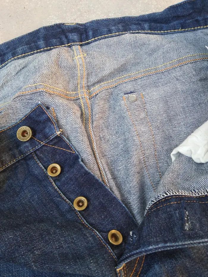 Japanese Brand × Jean × Vintage Vintage The Superior Labor Selvedge Redline Japan Jeans Size US 32 / EU 48 - 8 Thumbnail