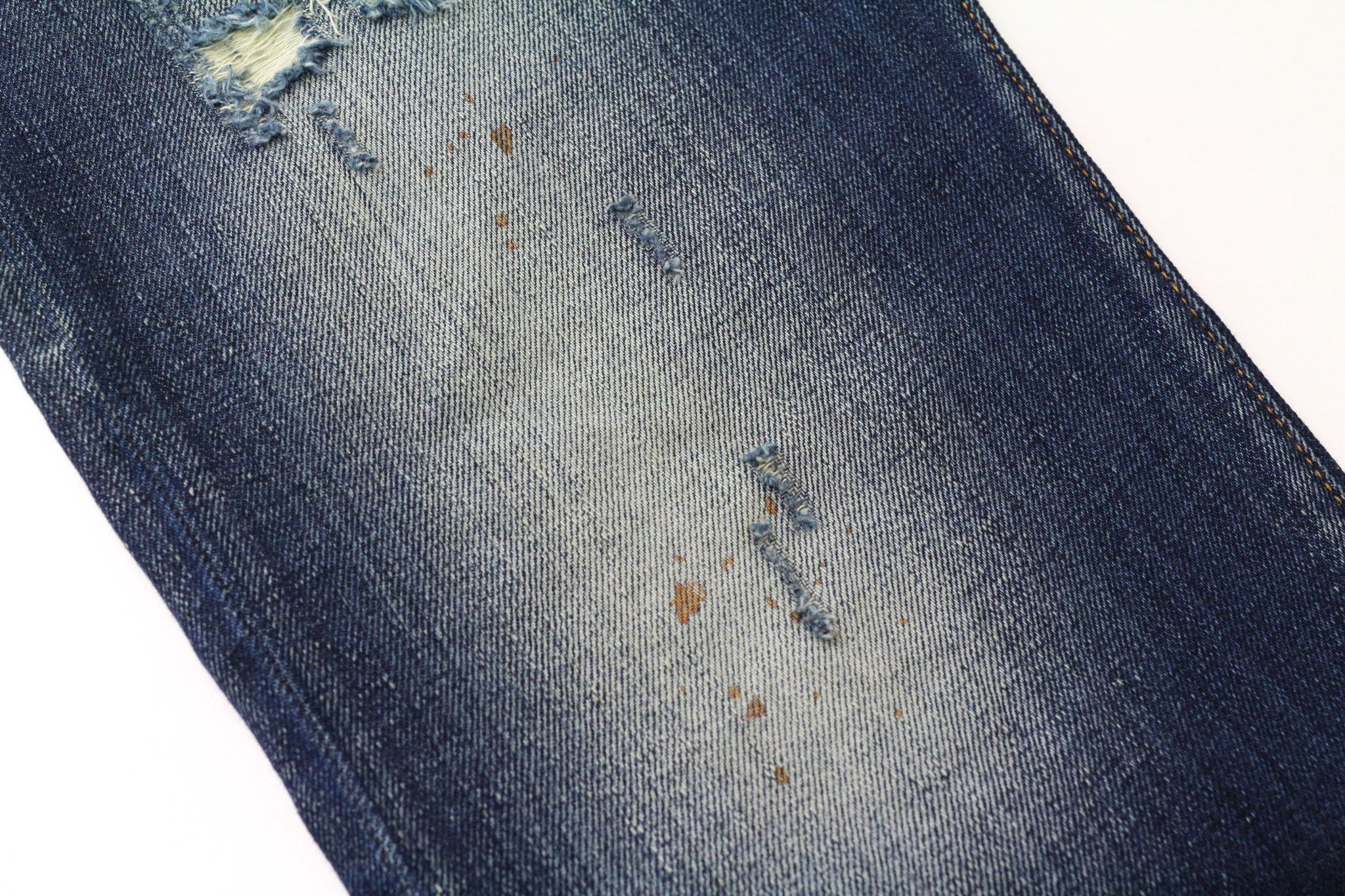 Takeshy Kurosawa W32 Blue Cotton Distressed Jeans 76269 Size US 32 / EU 48 - 8 Thumbnail