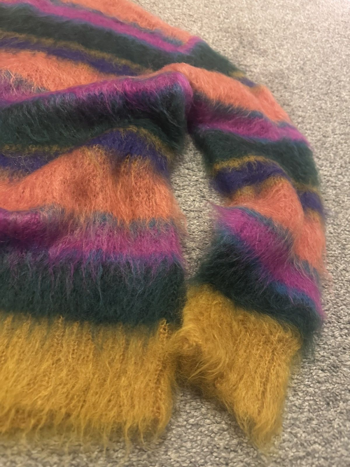 Marni Striped Multicolor Marni Mohair Sweater M/48 Size US M / EU 48-50 / 2 - 3 Thumbnail