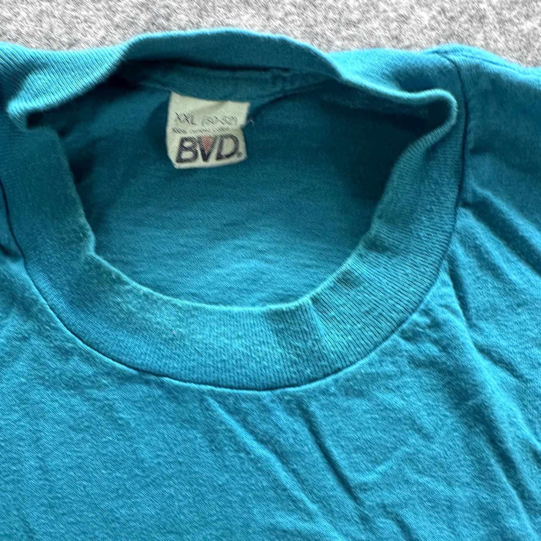 Vintage VINTAGE BVD Pocket Shirt Mens XXL Blue Crewneck T-Shirt Short Sleeve 1990s 2XL Size US XXL / EU 58 / 5 - 5 Thumbnail