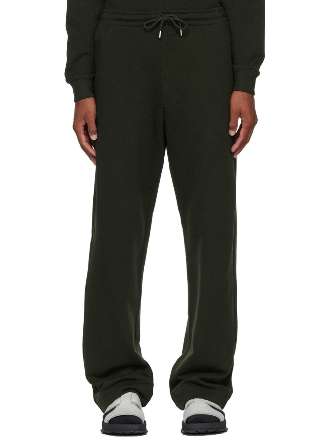 Dries Van Noten × Maison Margiela × Rick Owens Dries Van Noten Green Hamer Lounge Pants Size US 33 - 1 Thumbnail