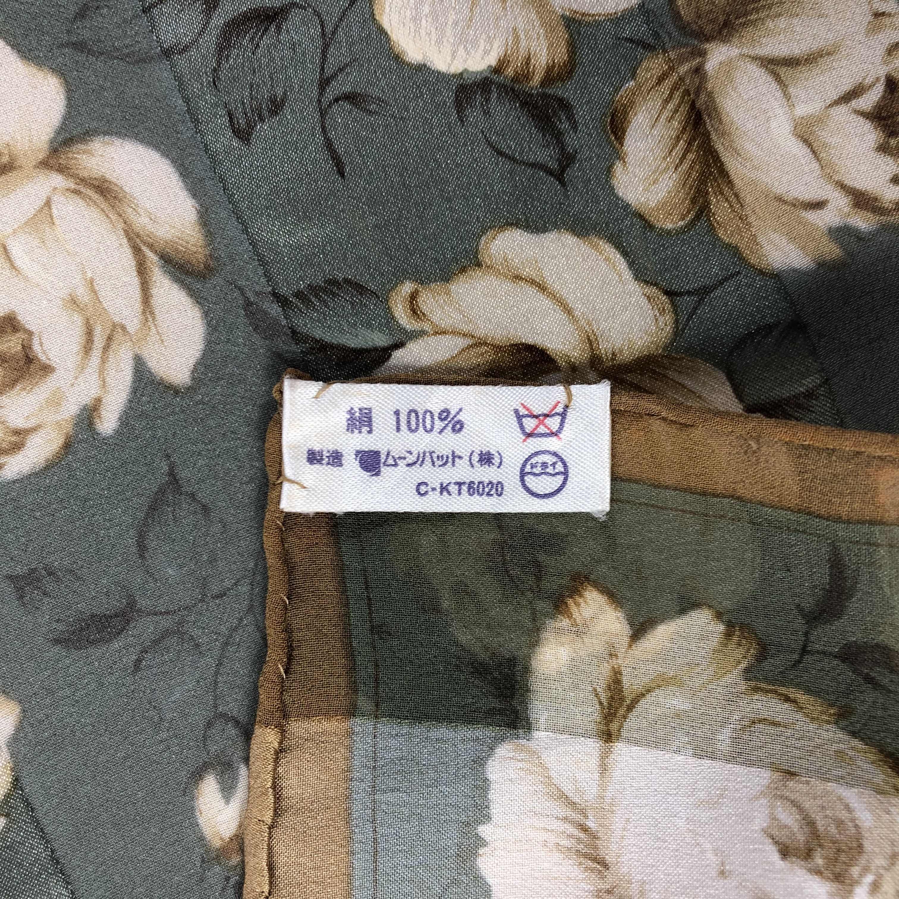 Vintage Vintage Jun Ashida Silk Scarf Size ONE SIZE - 5 Thumbnail