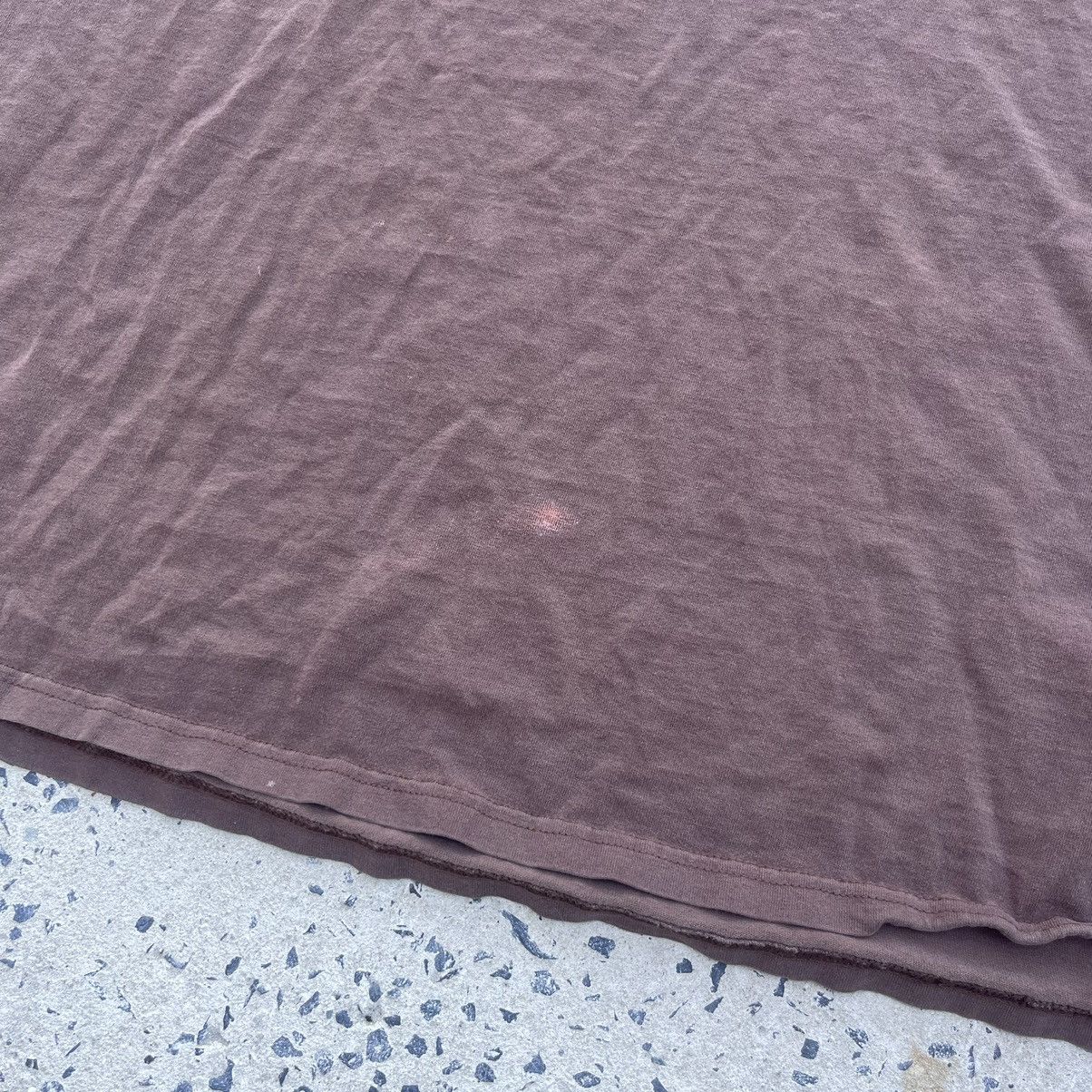 Fruit Of The Loom Vintage Thrashed Coffee Brown Blank Fruit of the Loom Shirt Size US XXL / EU 58 / 5 - 3 Thumbnail